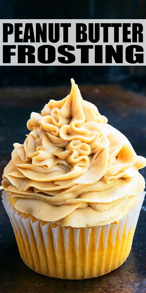 Easy Peanut Butter Frosting 4 Ingredients Video Peanut Butter Frosting Recipe Desserts