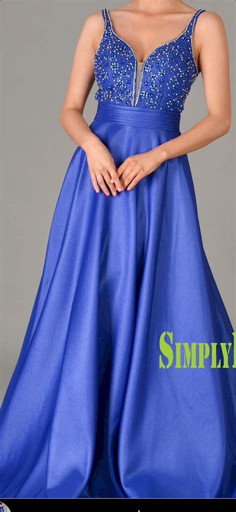 Royal Blue Debs Dress