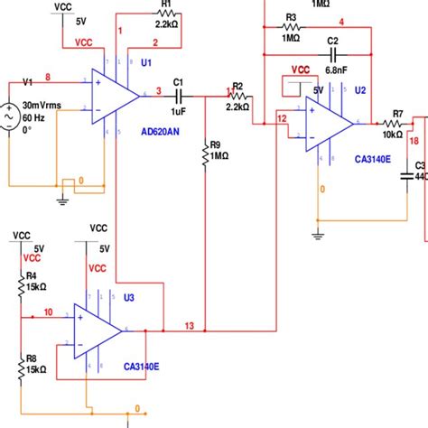 Schematic Of The Circuit Simulated In The Multisim Download Scientific Diagram