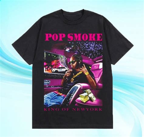 Pop Smoke Graphic Unisex Shirt Hip Hop Vintage Shirt T Etsy