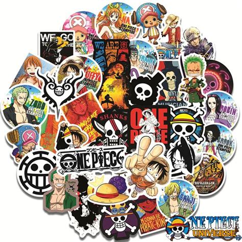 Anime One Piece Zoro Sticker 50PCS Official One Piece Merch