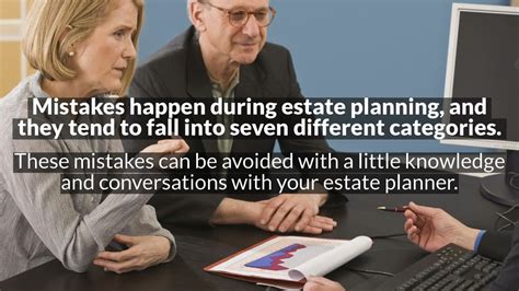 Common Estate Planning Mistakes And How You Can Avoid Them Youtube