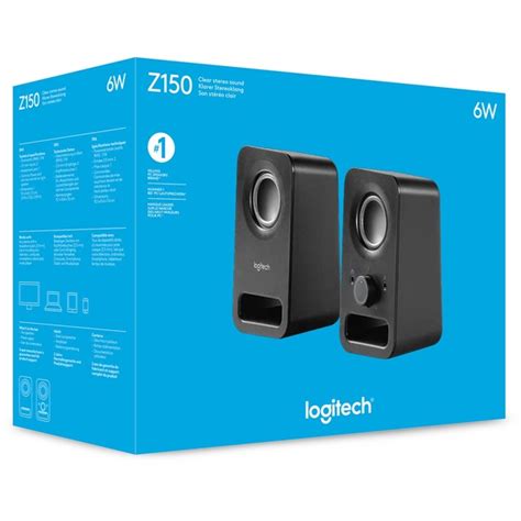 Logitech Z150 Multimedia Speakers Pc Luidspreker Zwart