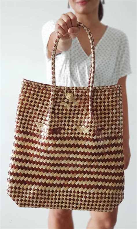 Woven bag, Women's Fashion, Bags & Wallets, Tote Bags on Carousell