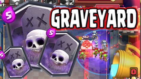 Winning Graveyard Deck Crazy Turn Of Events Arena 11 Clash Royale Youtube