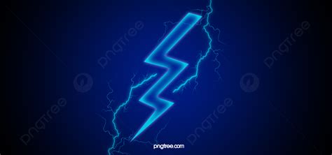 Blue Lightning Background, Blue, Lightning, Poster Background Image And ...