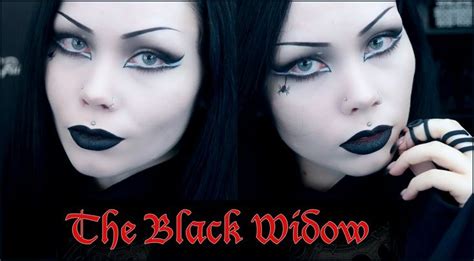 THE BLACK WIDOW || Inspired Makeup Tutorial | Makeup tutorial, Makeup ...