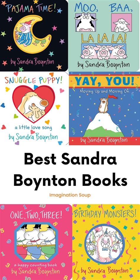 Descubre los libros más divertidos de Sandra Boynton que te harán reír