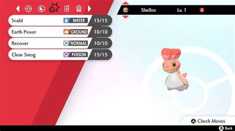 Pokemon Sword and Shield Shiny Shellos West Form 6IV-EV Trained ...