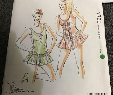 Kwik Sew Lingerie Teddy Sewing Pattern Xs S M L Unopened Sealed Uncut Designed By Kerstin