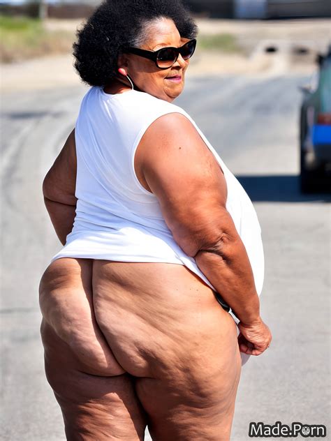 Hot Granny Porn Thick Looking At Viewer Slutty Wild Afro Thick Thighs