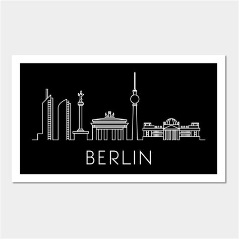 Berlin Skyline by printadorable in 2023 | Berlin, Art prints, Print