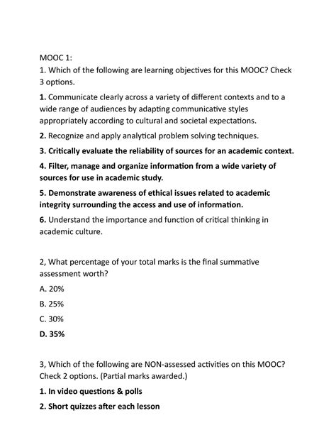 Key Ssl101 Key Coursera SSL101c MOOC 1 Which Of The Following Are