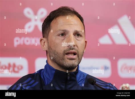 Belgium S Head Coach Domenico Tedesco Pictured During A Press