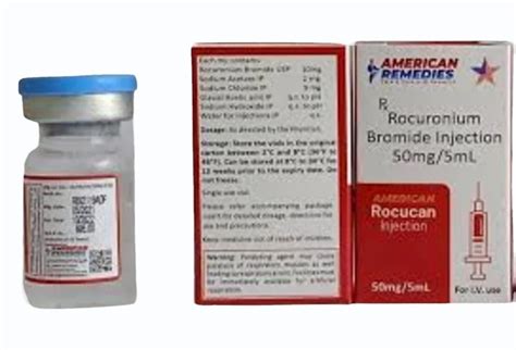 Rocuronium Bromide Injection At Best Price In India