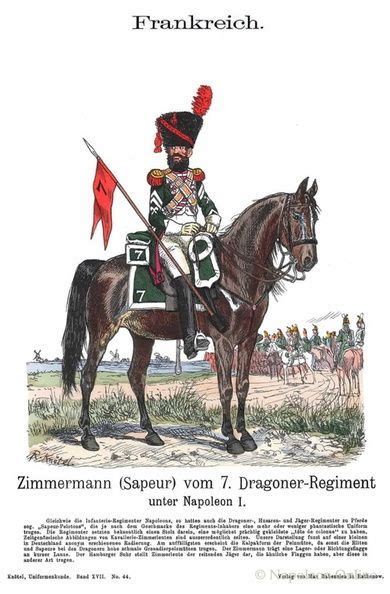 Frankreich Dragoner Regiment Nr 7 1805 1809 Uniformen Der Epoche