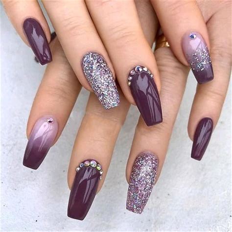 Pin By Basyc On Trendy Nails Purple Nails Coffin Nails Designs