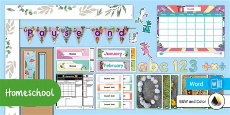 Free Homeschool Decor Pack | Resource | Twinkl USA - Twinkl