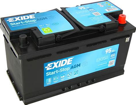 Autobatterie Exide Ek Agm Start Stop V Ah A G Nstig Kaufen