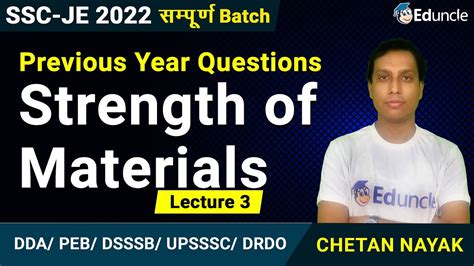 Sampurna Batch Strength Of Materials L Pyqs Civil Mechanical