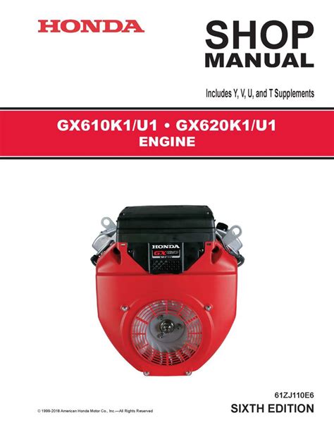 Honda Engines Shop Manuals Publications Honda Power Products Support Publications