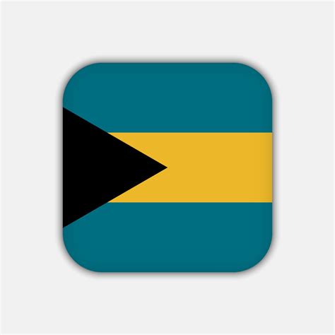 Bahamas flag, official colors. Vector illustration. 10794402 Vector Art