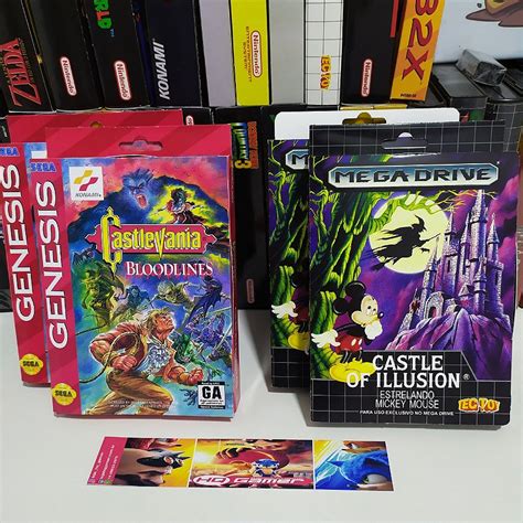 Box Jogos Tectoy Mega Drive Especiais Loja HQ Gamer Retrogames