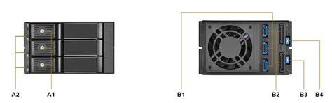 Buy Silverstone X In To X In Hot Swap Drive Bay Sst Fs B G Pc Case Gear Australia
