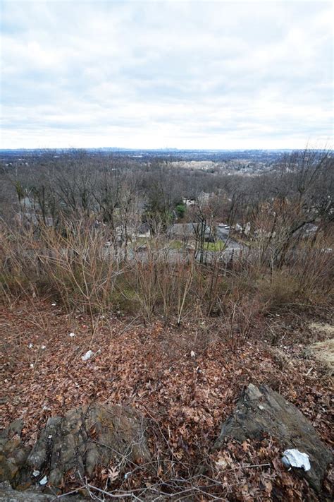 New Jersey Suburbs, Distant NYC New York City, Skyline. View from NJ ...