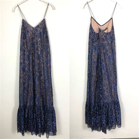 Anthropologie 4 Moulinette Soeurs Lace Maxi Dress 054… Gem