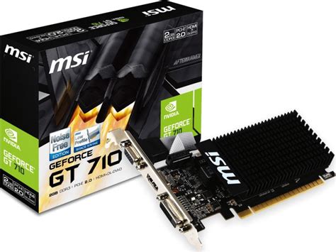 MSI GeForce GT710 GT 710 2GD3H LP: Amazon.de: Computer & Zubehör