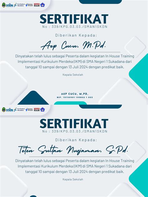 Sertifikat Iht Ikm Tahun 2024 Pdf