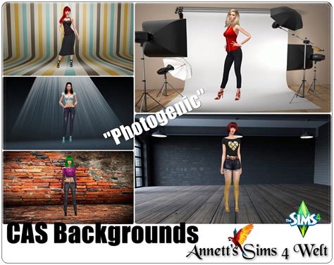 Annett S Sims 4 Welt CAS Backgrounds Photogenic