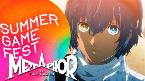 Metaphor Refantazio Gameplay E Detahes Da Summer Game Fast Youtube