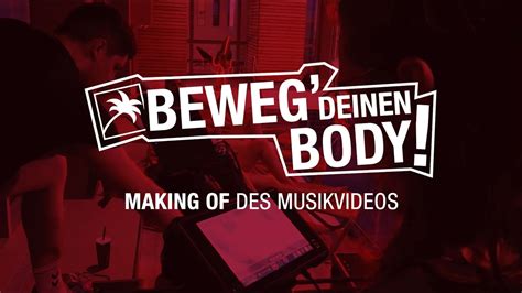 GROßES MAKING OF DES BEWEG DEINEN BODY MUSIKVIDEOS Pfitzenmeier