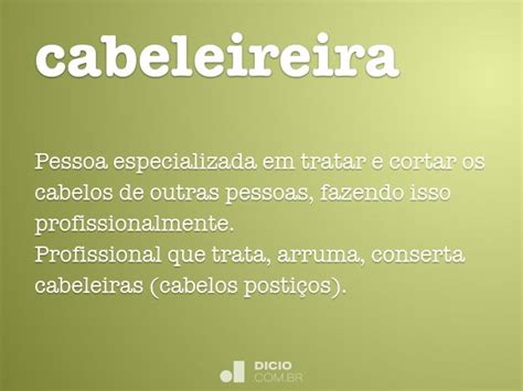 Como Se Escreve A Palavra Cabeleireira