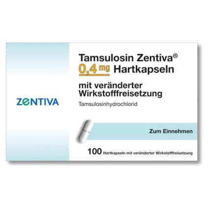 Tamsulosin Zentiva Mg St Mit Dem E Rezept Kaufen Shop Apotheke