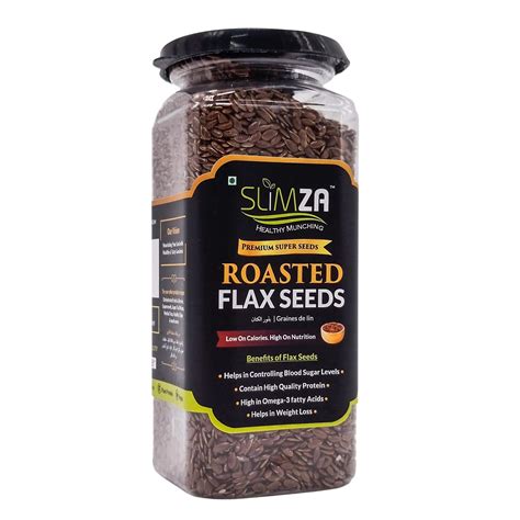 Roasted Flax Seeds Slimzafoods