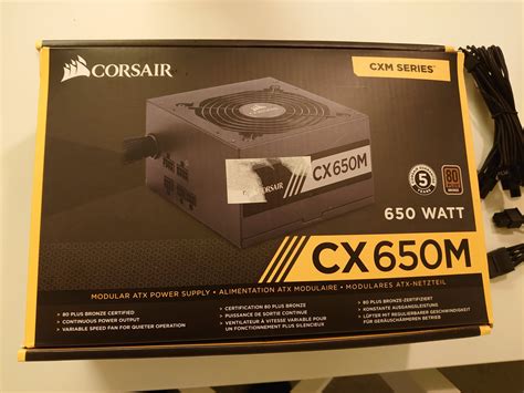 Corsair CX650M 650W halvmodulärt (387161806) ᐈ Köp på Tradera