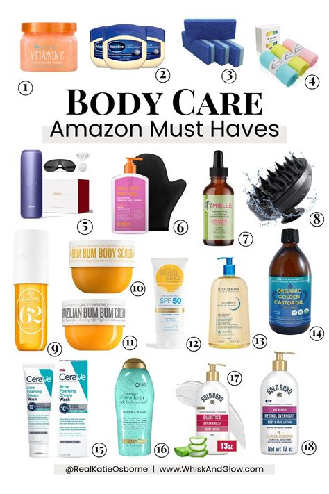 Essential Body Care Products List