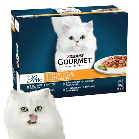 PURINA Gourmet Perle karma mokra dla kota mix smaków 12x85g 14414399394