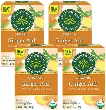 Amazon Traditional Medicinals Organic Ginger Aid Herbal Tea