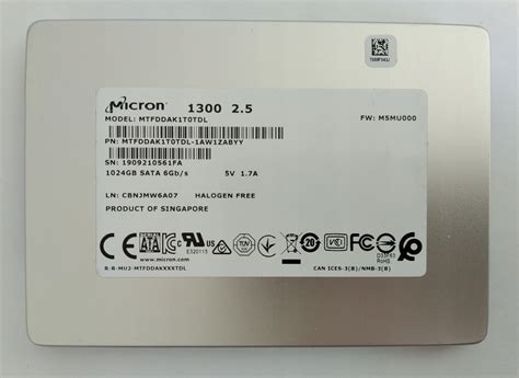 Dysk SSD MICRON 1300 1 TB - MTFDDAK1T0TDL - Sklep, Opinie, Cena w Allegro