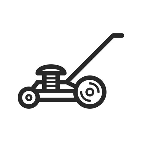 Lawn Mower Tools Construction And Equipment Icons