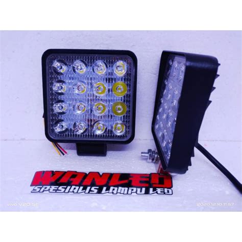 Jual Lampu Led Sorot W Led For Mobil Offroad X Suv Atv Truk