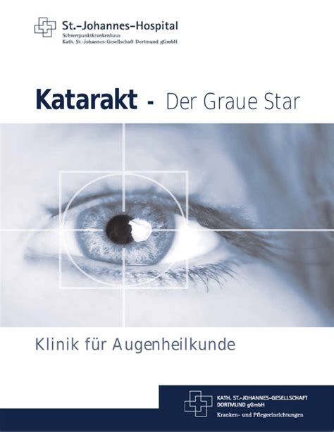 Katarakt Der Graue Star