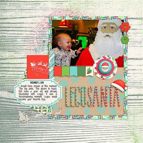 Digital Scrapbook Kit Christmas Time Kristin Aagard