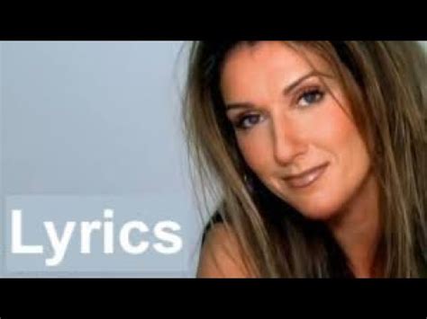 Celine Dion When I Need You Lyrics YouTube