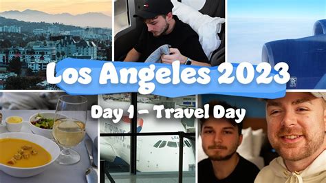 Los Angeles Travel Vlog 🌴🇺🇸 Day 1 · Flying In Business Class To La