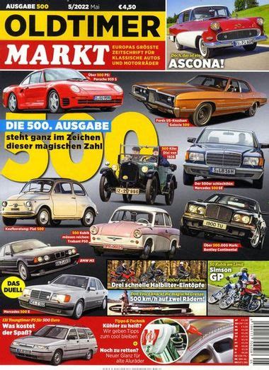 Oldtimer Markt Abo Mit Prämie Zeitschriften Preisvergleich